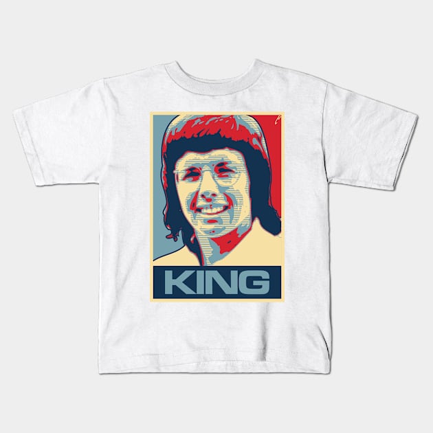 King Kids T-Shirt by DAFTFISH